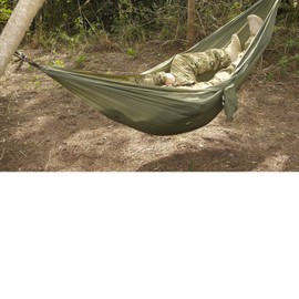 Snugpak Tropical Hammock, Lightweight Parachute Nylon, Includes 2 Steel Carabiners, Supports 400 Pounds