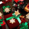 Christmas Tree Snowflake Pendants, Pack of 10 Snowflake Hanging Christmas
