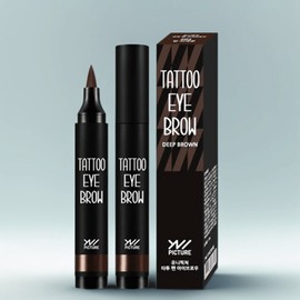 Unipicture tattoo pen eyebrow 3.5g, deep brown, 1 piece / 유니픽쳐 타투 펜 아이브로우 3.5g, 딥브라운, 1개