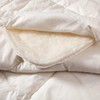 100% Wool-Filled Down Alternative Comforter, Hypoallergenic, Made from Sheep Wool,