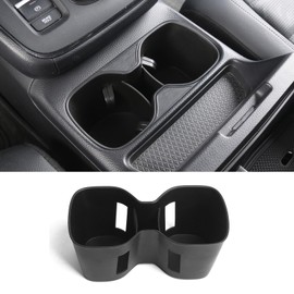 Bercicci Compatible with Honda CRV 2023 2024 2025（Include Hybrid） Cup Holder Insert ，Center Console Cup Holder，Cup Holder Accessories TPE Material Black