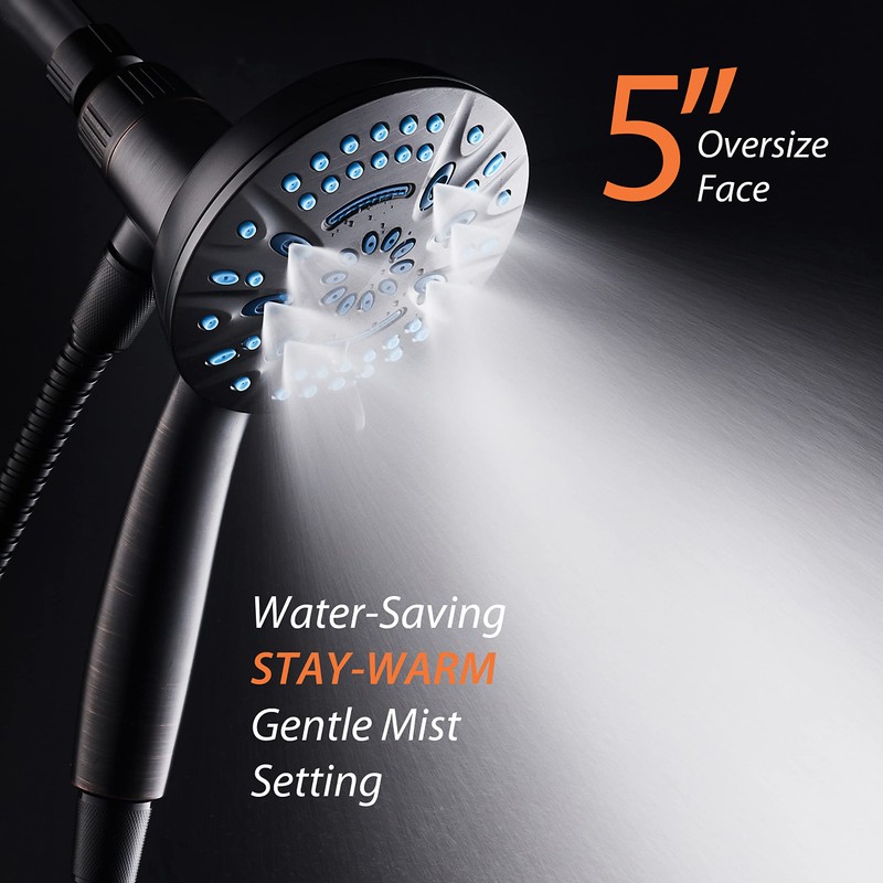AquaCare Magneton High-Pressure 8-mode Handheld Shower Head with Magnetic Guidance