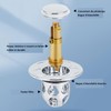 Tohrugue Universal Leak Plug Water Head Sink Pop Up with