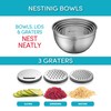 Mixing Bowls with Airtight Lids - 8PCS Stainless Steel Nesting