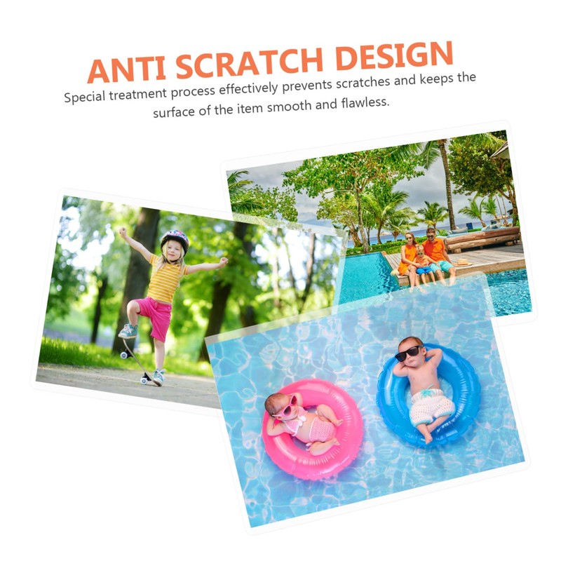 Operitacx 100pcs Card Laminating Film Large Lamination Material Scratch Water