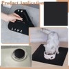 BENECREAT 3 Pcs Black Silicone Mats, 11.8x11.8 Inch Silicone Rubber