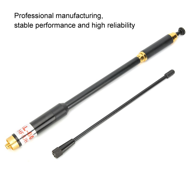 Handheld Two Way Radio Telescopic Antenna UV Dual Frequency Range