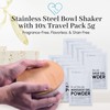 Platinum Massage Gel Powder & Bowl Set with 10 x