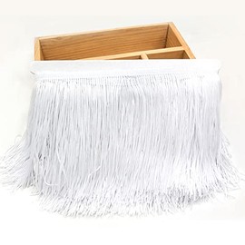 2 Metres 15 cm Silk Fringe Tassel Fringe Ribbon Cut Fringe Decorative Ribbon Decorative Ribbon Decorative Ribbon Dance Fringe Sewing Accessories for DIY Crafts Apparel Clothing, Costumes, Sewing,