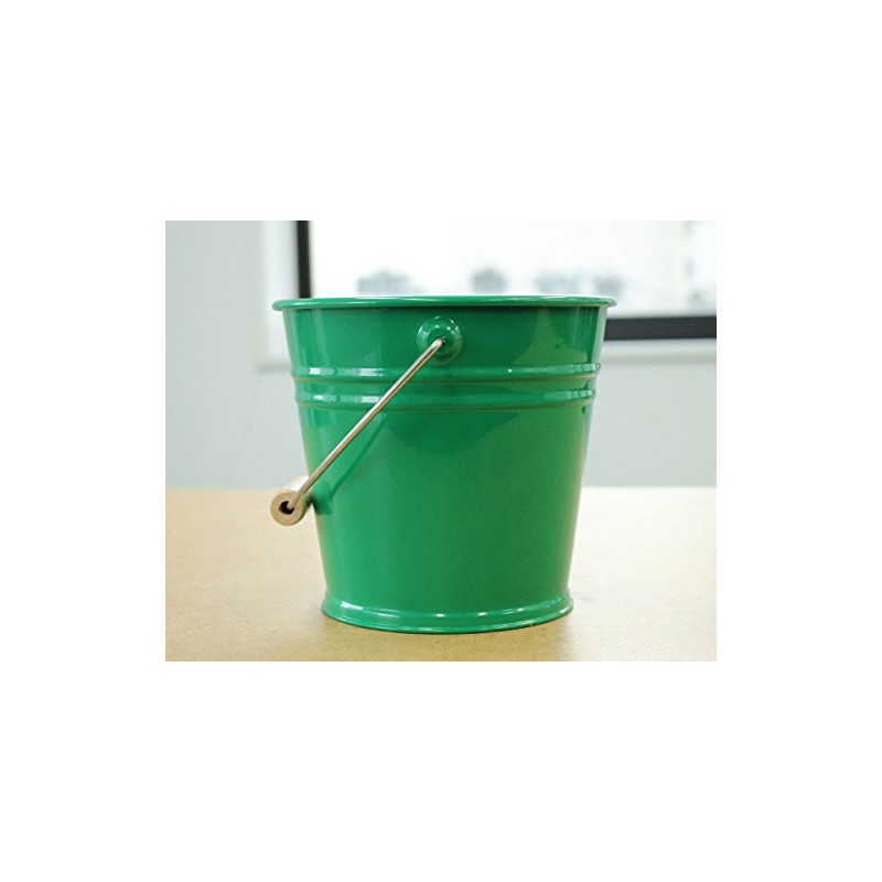 Sand Bucket for Children Green 15.5 cm