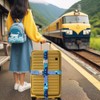 Teeoff 2 Pack Elastic Luggage Straps Adjustable Suitcase Belts Travel