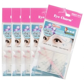 Double-Sided Eyelid Tape (5 Pairs) Single/Double-Sided Eyelid Tape Nude Skin Slim 5 Pairs