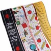 TMXAOK 4 Rolls Back to School Ribbons School Theme Grosgrain