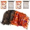 Artibetter 60 Bolsas de Organza Halloween con Cordón