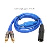 XLR Male to Dual RCA Sound Cable 3.3ft Stereo XLR