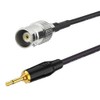 supmory BNC Female to 3.5mm Male Mono 1/8" TS Stereo