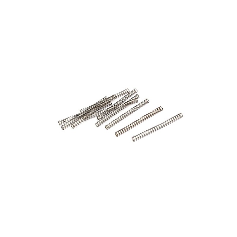 sourcingmap Compression Spring,304 Stainless Steel,2mm OD,0.3mm Wire Size,25mm Free Length,Silver