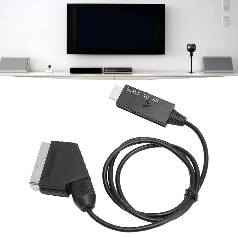 SCART to HD Multimedia Interface Converter Adapter - Support for