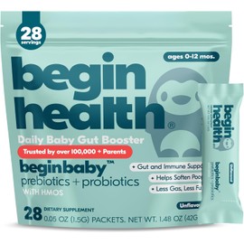 Begin Health Prebióticos Y Probióticos Beginbaby Para Bebés De 0 A 12 Meses Fórmula Para Bebés Con Prebióticos Y Probióticos En Polvo Con 2'-Fl Hmo'S Y B. Infantis Para Una Digestión Óptima Paquet