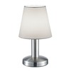 Trio Leuchten Mats II 599700101 Table Lamp Metal Nickel Matt