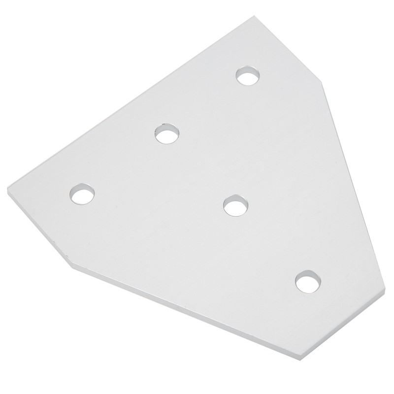203040 T Shape Joining Plate Aluminium Alloy 5‑Hole Joint Bracket