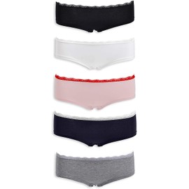 Emprella Boyshort Underwear for Women, Multi Pack Womens Cotton Panties Boy Shorts -Slip-