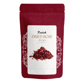 Raslok Dried Rose Petals | All Natrual Edible Food Grade Rose Petals | Rose Petals for Cooking & Herbal Tea | Decoration 40gm - (1.4 oz)