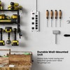 Magnetic Heavy Duty 20A Power Strip with Surge Protector, 9-Outlet