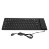 Foldable Silicone Keyboard 85 Keys Foldable Design Silent Wired Waterproof