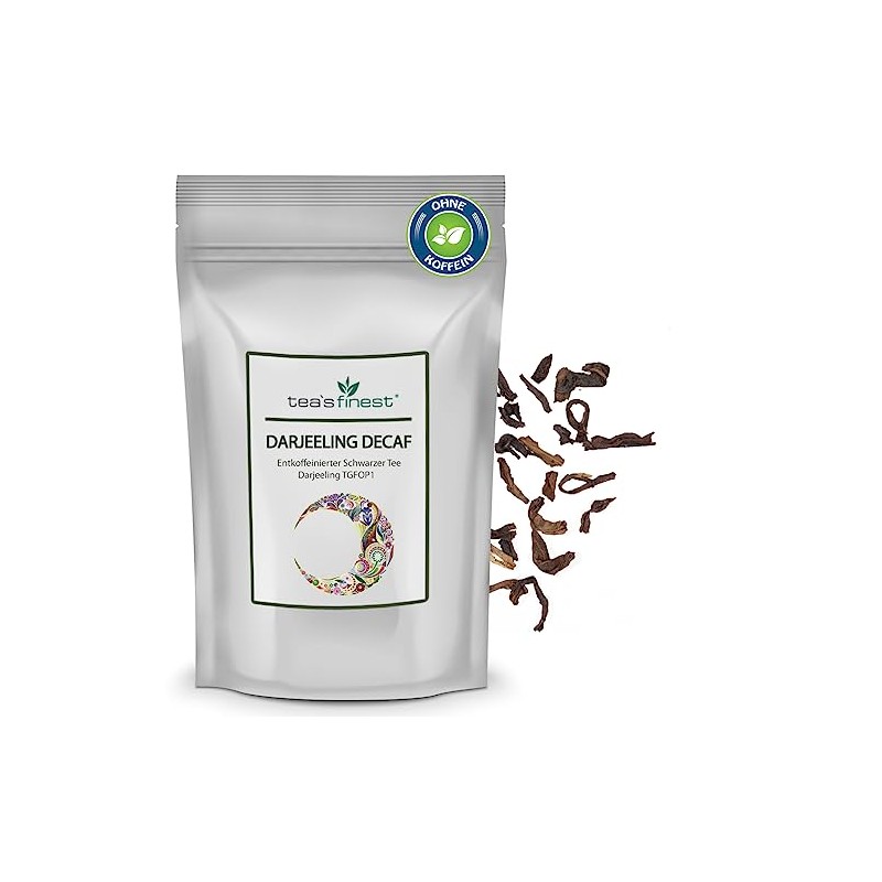 tea`s finest Darjeeling Black Tea TGFOP1 (Decaffeinated) (500 grams)