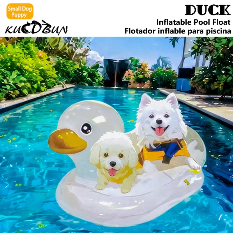 Dog Pool Float, Funny 6-in-1 Inflatable Dog Floats for Pool,