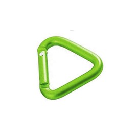 KON Carabiner, Triangle, Stylish, Keychain, Aluminum Alloy, Key Chain, Accessories, Multi-functional Carabiner, Green, Pack of 1