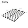 Mellow Metal Bunkie Board, Queen, Black