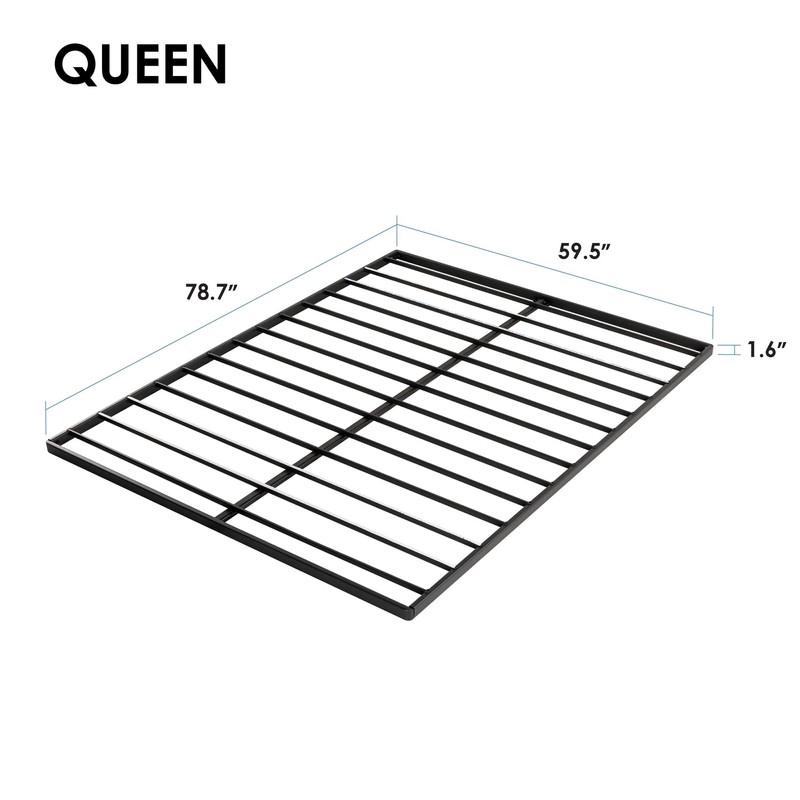 Mellow Metal Bunkie Board, Queen, Black