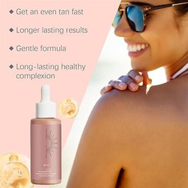 Sunless Tanning Drops To Drink, Drinkable Sunless Tanning Drops, Moisturizing Tanner for Face and Body, for All Skin Types（1PCS ）