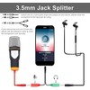 Micrófono para PC con Soporte Micrófono Condensador Semiprofesional con Tripié,