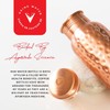 VedVision Copper Water Bottle - 32 Oz Pure Copper Water