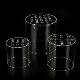 Weramics Acrylic Coral Feeder Cover Reef Feeding Breeding Protection Cover Avoid Corals Food Floating Around