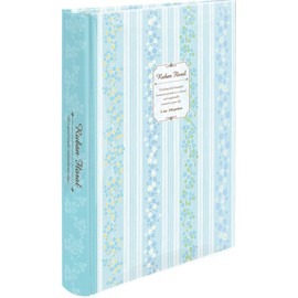 Nakabayashi BPL-240-1-B, Round-Back Book Type, Large Size, 3 Tiers, Holds 240 Cards (Luban Floral) Blue