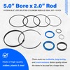 Replace for Hydraulic Log Splitter Cylinder Rebuild Seal Kit, Fit
