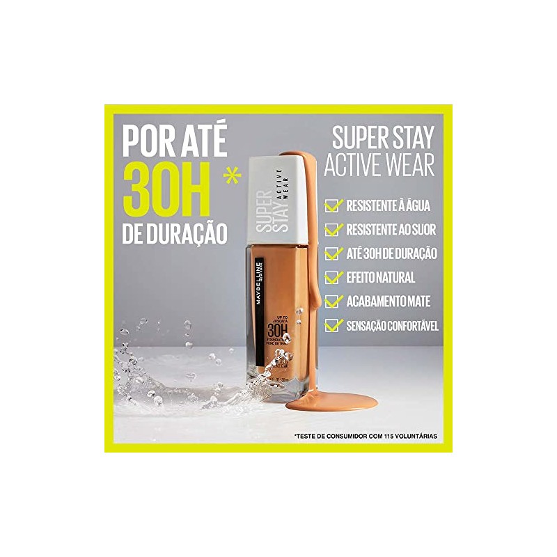 MAYBELLINE - Base de Maquillaje Cobertura Total 30 h