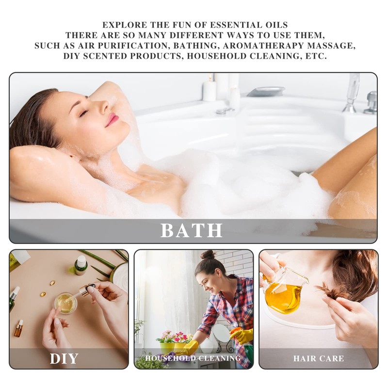 Rose Essential Oil, MAYJAM Premium Pure Essential Oils for Diffusers