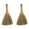 LIFKOME Portable Desk 2Pcs Indoor Grass Broom Whisk Broom Thai