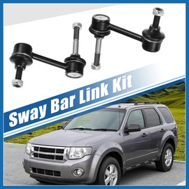 A ABSOPRO 2pcs Rear Sway Bar Links K750571 for Ford Escape 2009-2012 for Mazda Tribute 2009-2011 for Mercury Mariner Suspension Stabilizer Bar Link 9L8Z5K484A Item Replacement