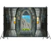 10x8ft Cartoon Fairytale Photography Backdrop Old Castle Vinyl Rustic Arch