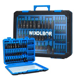 WIXOLBOR 74PC Magnetic Nut Driver Set, Metric/SAE for Impact Drivers