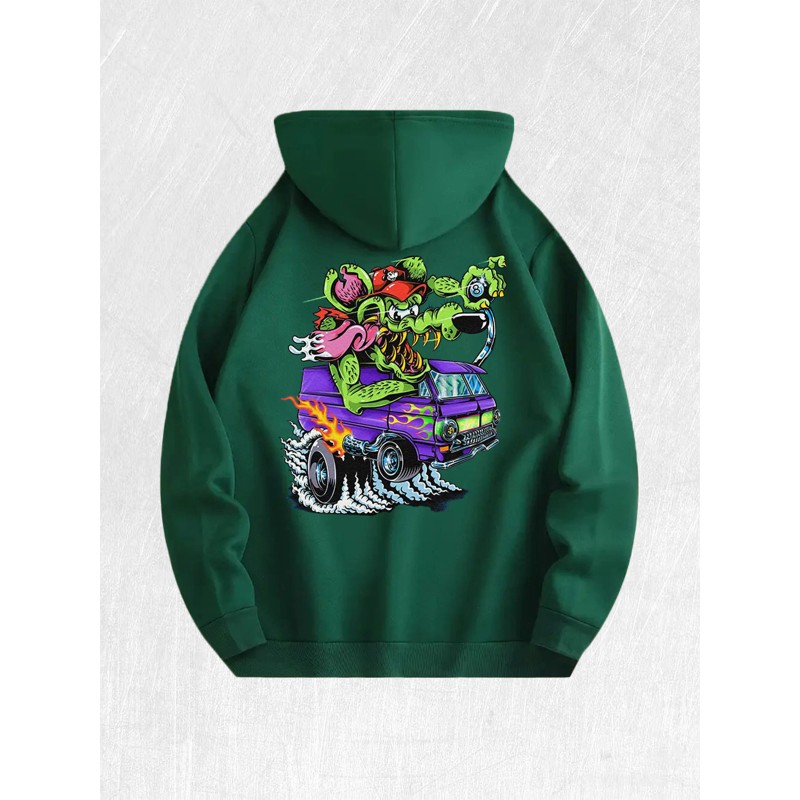 Rat Fink Graphic Hoodie 100% Cotton US Warehouse 7 ColorsColor: