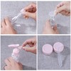 Travel Bottle Set, Empty Travel Plastic Bottles, Refillable for Plane,