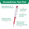 10 Pieces Phase Tester Screwdriver, 100V-500V Voltage Tester Screwdriver, Current