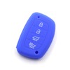 LIGHTKOREA 4 Button Remote fob Smart Key Chain Silicone Case